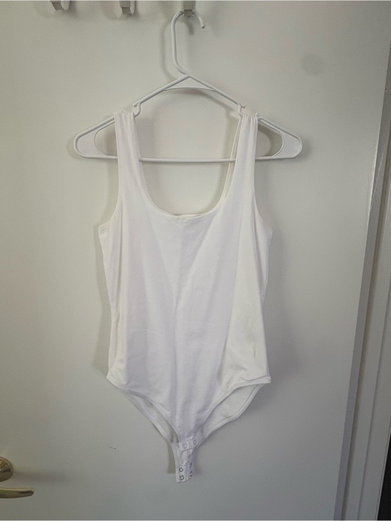 Old Navy Tops - Old Navy White Kids Tank One-Piece Bodysuit